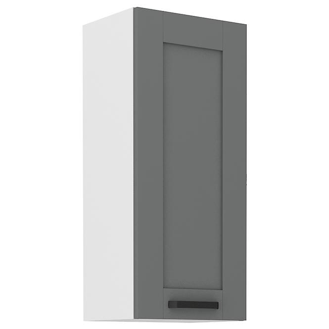 Luna 40G-90 1F kuhinjski element 1 vrata 40x31x90 cm tamno siva/bijela
