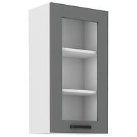 Luna 40GS-90 1F kuhinjski element 1 vrata 40x31x90 cm tamno siva/bijela