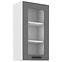 Luna 40GS-90 1F kuhinjski element 1 vrata 40x31x90 cm tamno siva/bijela