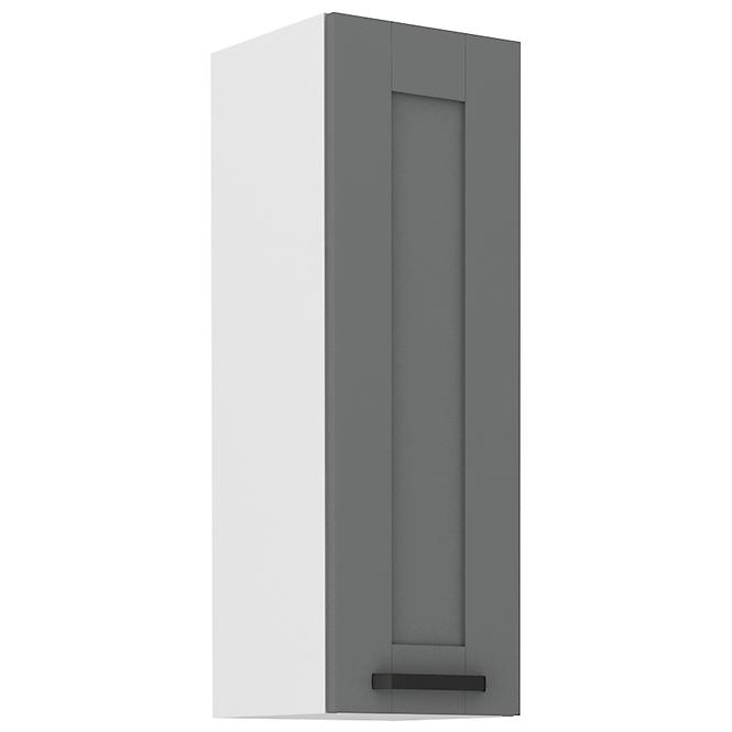 Luna  30G-90 1F kuhinjski element 1 vrata 30x31x90 cm tamno siva/bijela