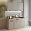 Luna 80ZL 2F BB kuhinjski element za sudoper 2 vrata 80x52x82 cm siva/natur(artisan hrast),4