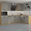 Luna 80ZL 2F BB kuhinjski element za sudoper 2 vrata 80x52x82 cm siva/natur(artisan hrast),6