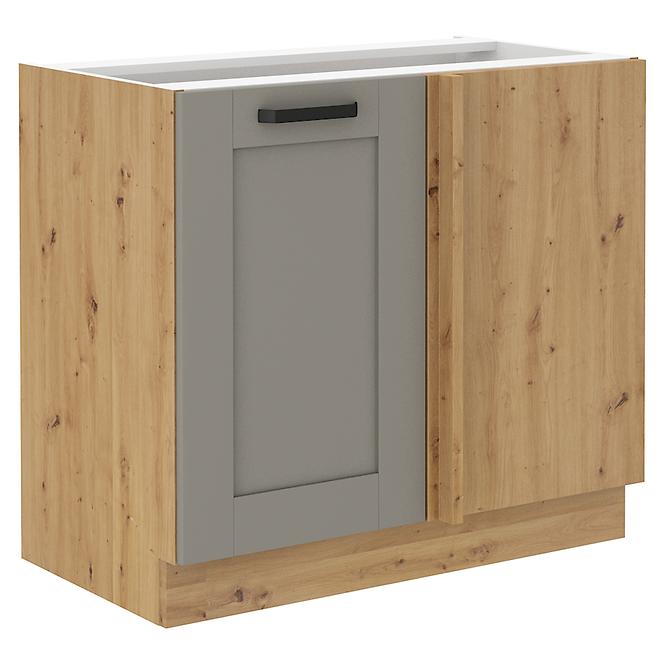 Luna 105 ND 1F BB kuhinjski element 90x52x82 cm siva/natur (artisan hrast)