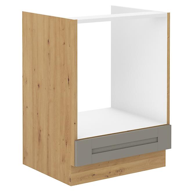 Luna 60DG BB kuhinjski element za perilicu 60x52x82 cm siva/natur (artisan hrast)
