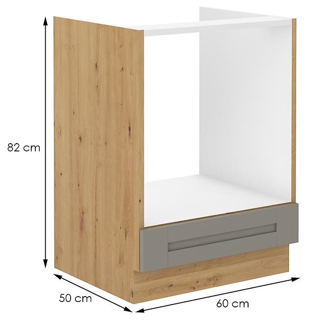 Luna 60DG BB kuhinjski element za perilicu 60x52x82 cm siva/natur (artisan hrast)