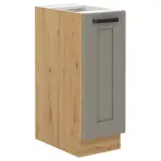 Luna 30D Cargo BB kuhinjski element 1 vrata 30x50x82 cm siva/natur (artisan hrast)