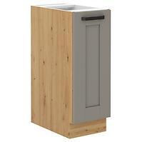 Luna 30D Cargo BB kuhinjski element 1 vrata 30x50x82 cm siva/natur (artisan hrast)
