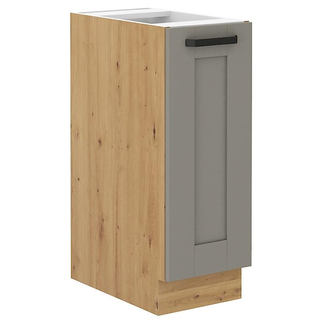 Luna 30D Cargo BB kuhinjski element 1 vrata 30x50x82 cm siva/natur (artisan hrast)
