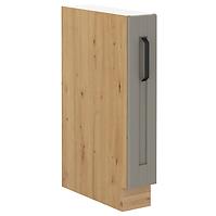 Luna 15d cargo bb kuhinjski element 1 ladica 15x50x82cm siva/natur (artisan hrast)