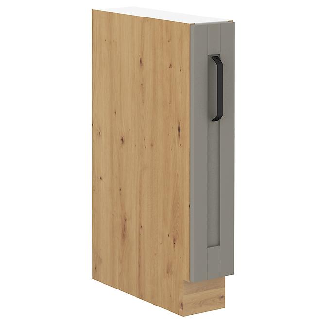 Luna 15d cargo bb kuhinjski element 1 ladica 15x50x82cm siva/natur (artisan hrast)