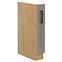 Luna 15d cargo bb kuhinjski element 1 ladica 15x50x82cm siva/natur (artisan hrast)