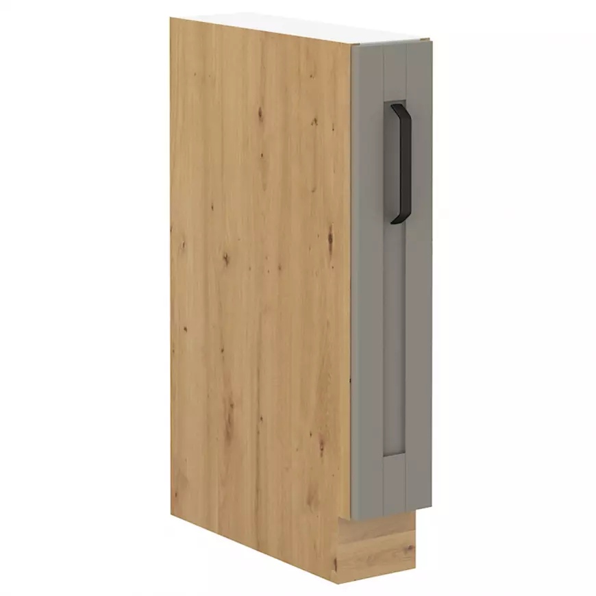 Luna 15d cargo bb kuhinjski element 1 ladica 15x50x82cm siva/natur (artisan hrast)