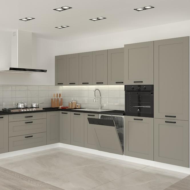Luna 80D 2F BB kuhinjski element 2 vrata 80x52x80 cm siva/bijela