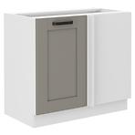 Luna 105 ND 1F BB kuhinjski element 1 vrata 90x52x82 cm siva/bijela