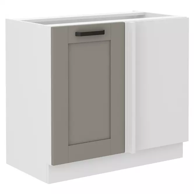 Luna 105 ND 1F BB kuhinjski element 1 vrata 90x52x82 cm siva/bijela