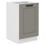 Luna 50 PLN 1F BB kuhinjski ormarić 1 vrata 50x52x82 cm siva/bijela