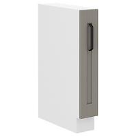 Luna 15D Cargo BB kuhinjski element 1 ladica 15x52x82 cm siva/bijela