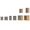 Luna 60D 3S BB kuhinjski element 3 ladice 60x52x82 cm tamno siva/natur (artisan hrast),8