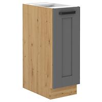 Luna 30D Cargo BB kuhinjski element 1 vrata 30x52x82 cm tamno siva/natur (artisan hrast)