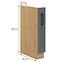 Luna 15D Cargo BB kuhinjski element 1 ladica 15x52x82 cm tamno siva/ natur (artisan hrast),2