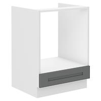Luna 60DG BB kuhinjski element za perilicu 60x52x82 cm tamno siva/ bijela