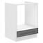 Luna 60DG BB kuhinjski element za perilicu 60x52x82 cm tamno siva/ bijela