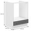 Luna 60DG BB kuhinjski element za perilicu 60x52x82 cm tamno siva/ bijela,2