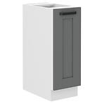 Luna 30D Cargo BB kuhinjski element 1 vrata 30x52x82 cm tamno siva/bijela