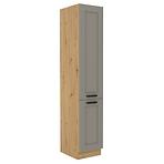 Luna 40DK-210 2F kuhinjski ormarić 2 vrata 40x55x210 cm siva/natur (artisan hrast)