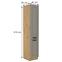 Luna 40DK-210 2F kuhinjski ormarić 2 vrata 40x55x210 cm siva/natur (artisan hrast),2