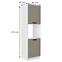 Luna 60DP-210 2F kuhinjski element 2 vrata 60x55x210 cm siva/bijela,2