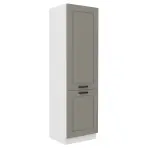 Luna 60LO-210 2F kuhinjski element za frizider 2 vrata 60x55x210 cm siva/bijela