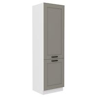 Luna 60DK-210 2F kuhinjski element 2 vrata 60x55x210 cm siva/bijela