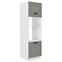 Luna 60DMP-210 2F kuhinjski element 2 vrata 60x55x210 cm siva/bijela