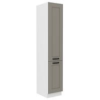 Luna 40DK-210 2F kuhinjski element 2 vrata 40x55x210 cm siva/bijela