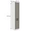Luna 40DK-210 2F kuhinjski element 2 vrata 40x55x210 cm siva/bijela,2