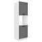 Luna 60DP-210 2F kuhinjski element 2 vrata 60x55x210 cm tamno siva/bijela