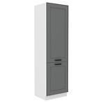 Luna 60DK-210 2F kuhinjski element 2 vrata 60x50x210 cm tamno siva/bijela