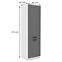 Luna 60DK-210 2F kuhinjski element 2 vrata 60x50x210 cm tamno siva/bijela,2