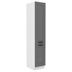 Luna 40DK-210 2F kuhinjski element 2 vrata 60x55x210 cm tamno siva/bijela