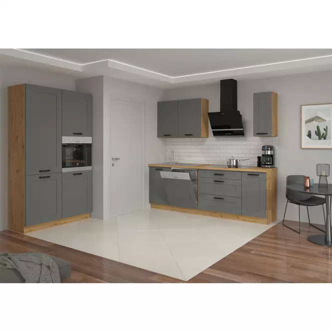 Luna kuhinjska fronta 59,6x2x71,3 cm tamno siva
