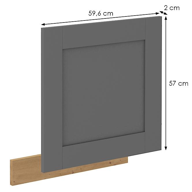 Luna kuhinjska fronta 59,6x2x57 cm tamno siva