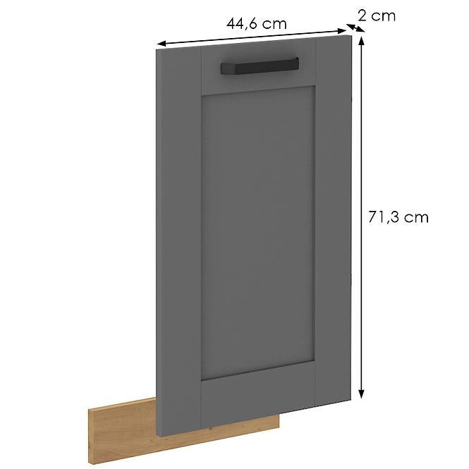 Luna kuhinjska fronta 44,6x2x71,3 cm tamno siva