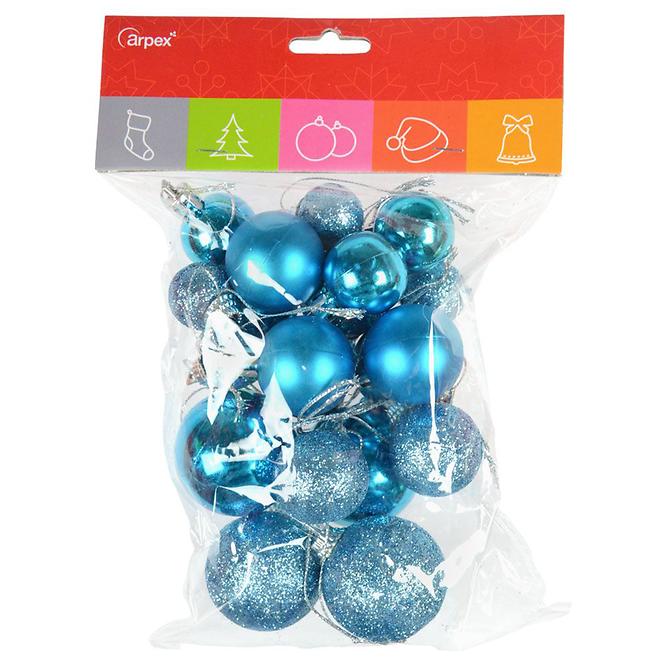 Set kuglica više dimenzija, tirkizne 2-4 cm