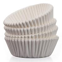 Papirnate košarice za muffine bijele 200kom 44kf55-z