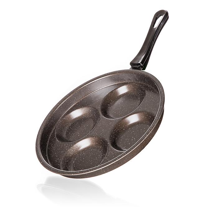 Tava za 4 palačinke granite brown 24cm 19101001