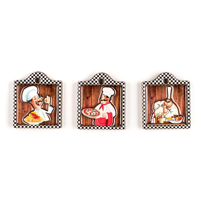 Set magneta chefs, 3 kom više uzoraka 28725073