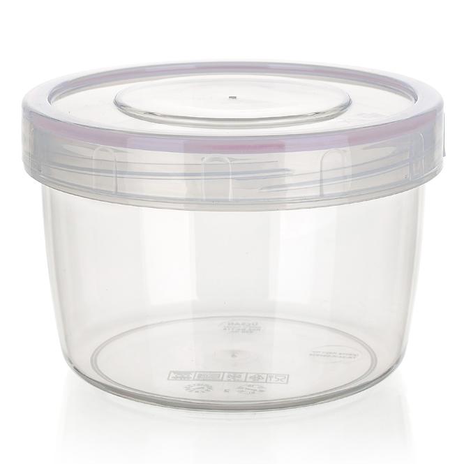 Hermetička posuda Lara 12,5cm 500ml roza 55075053