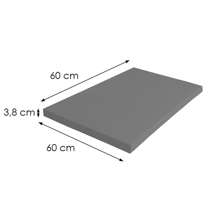 Radna ploča 60 cm/38 mm antracit/ U12168QR
