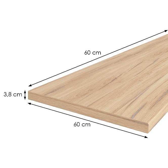 Radna ploča 60 cm/38 mm hrast estana svijetli / R20367